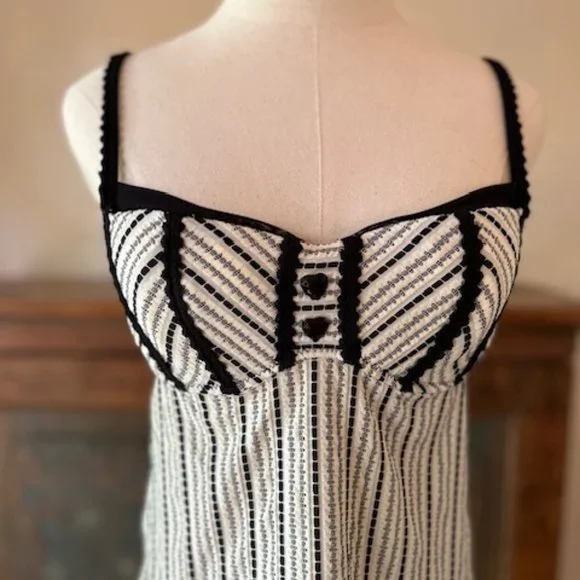 Vintage Betsey Johnson Parosol Tankini Swim Top